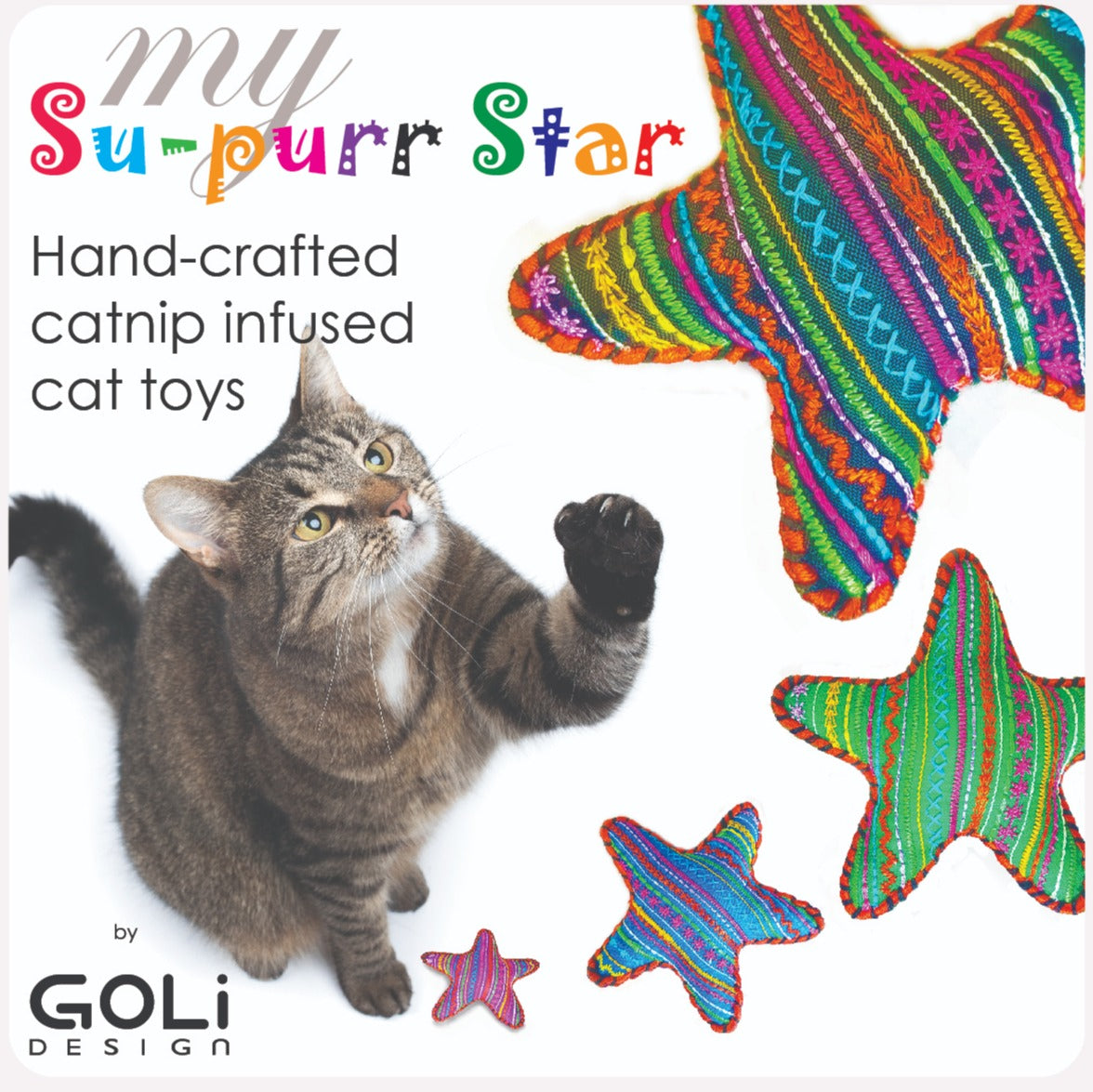 Goli Supurr Star Cat Nip Toy