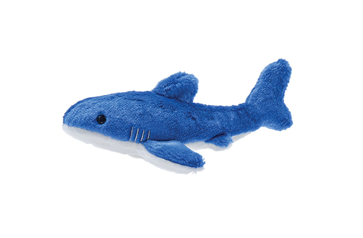 Fluff &amp; Tuff Baby Bruce Shark plush dog toy