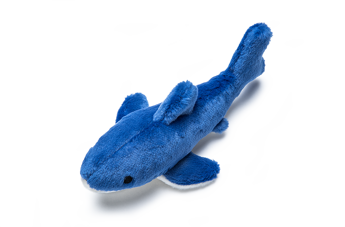 Fluff &amp; Tuff Baby Bruce Shark plush dog toy