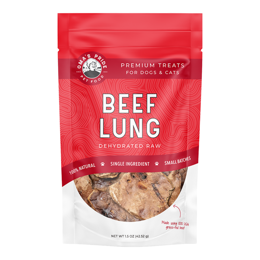 Omas Pride Dehydrated Beef Lung 1.5 oz