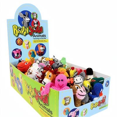 Barn Yarn Animals Single Cat Nip Toy
