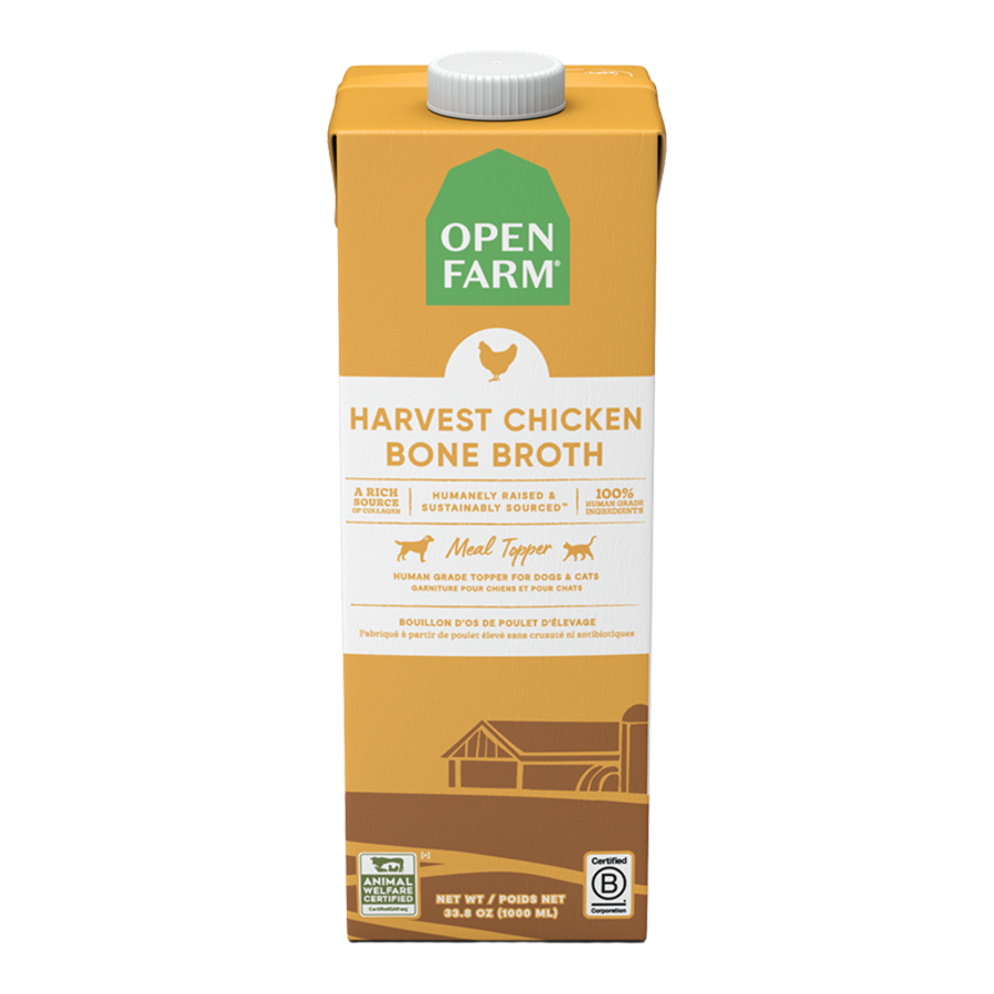 OPEN FARM BONE BROTH CHICKEN 33.8OZ