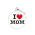 MyFamily charms big i love mom ID tag