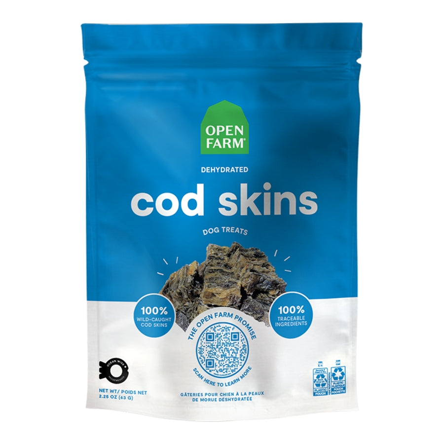 Open Farm Dehydrated Cod Skins 2.25 oz