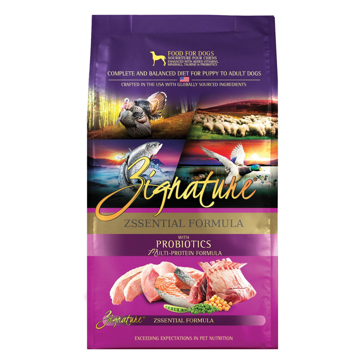 Zignature Zssentials Formula, front of package
