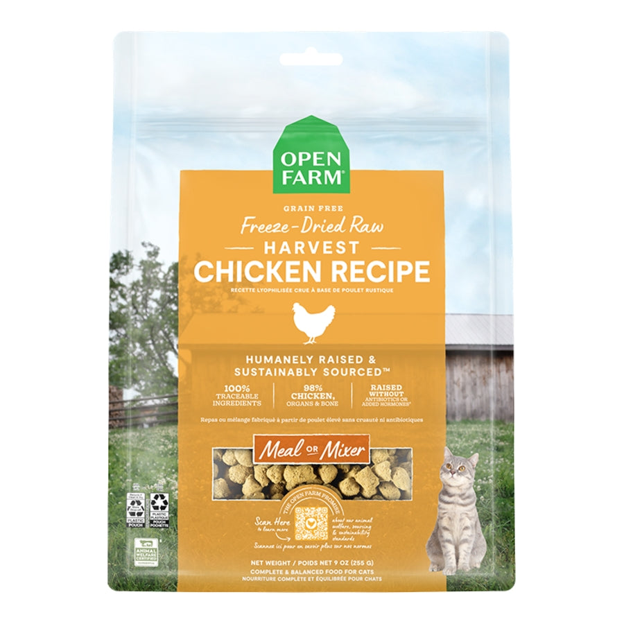 Open Farm Cat Morsels Chicken F/D 3.5 oz