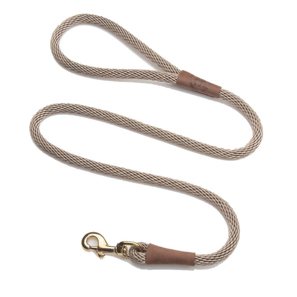 Mendota Snap Leash 1/2x6 Tan
