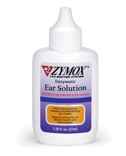 Zymox Ear Solution W/Cortisone 1.25 oz