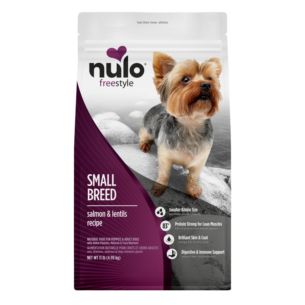 Nulo FreeStyle Small Breed Salmon &amp; Lentils Recipe for Dogs 11 lb