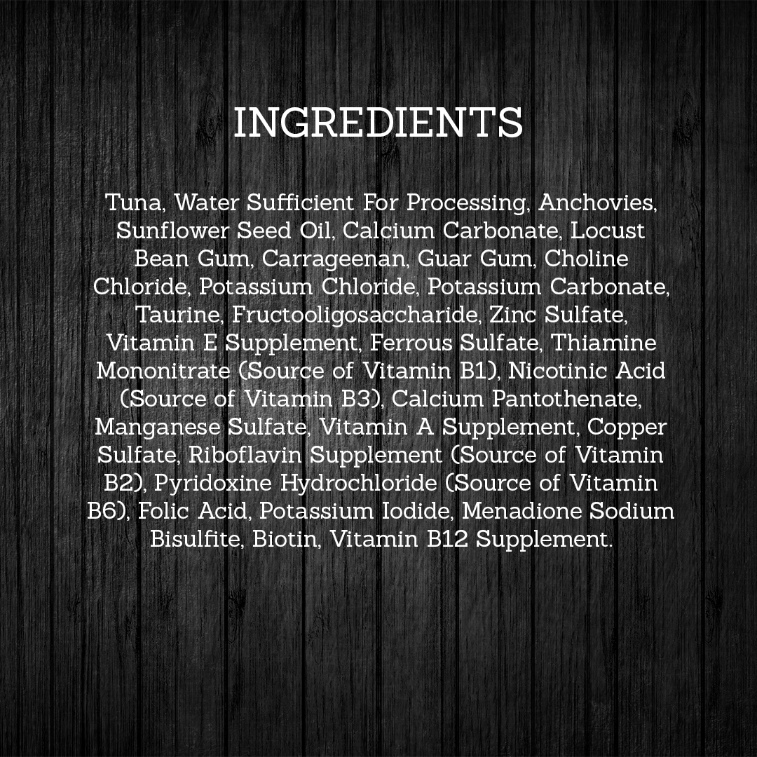 Fussie Cat Premium Tuna &amp; Anchovies, ingredients
