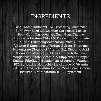 Fussie Cat Premium Tuna &amp; Anchovies, ingredients