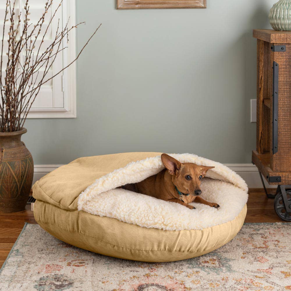 Snoozer Cozy Cave Bed Khaki Small
