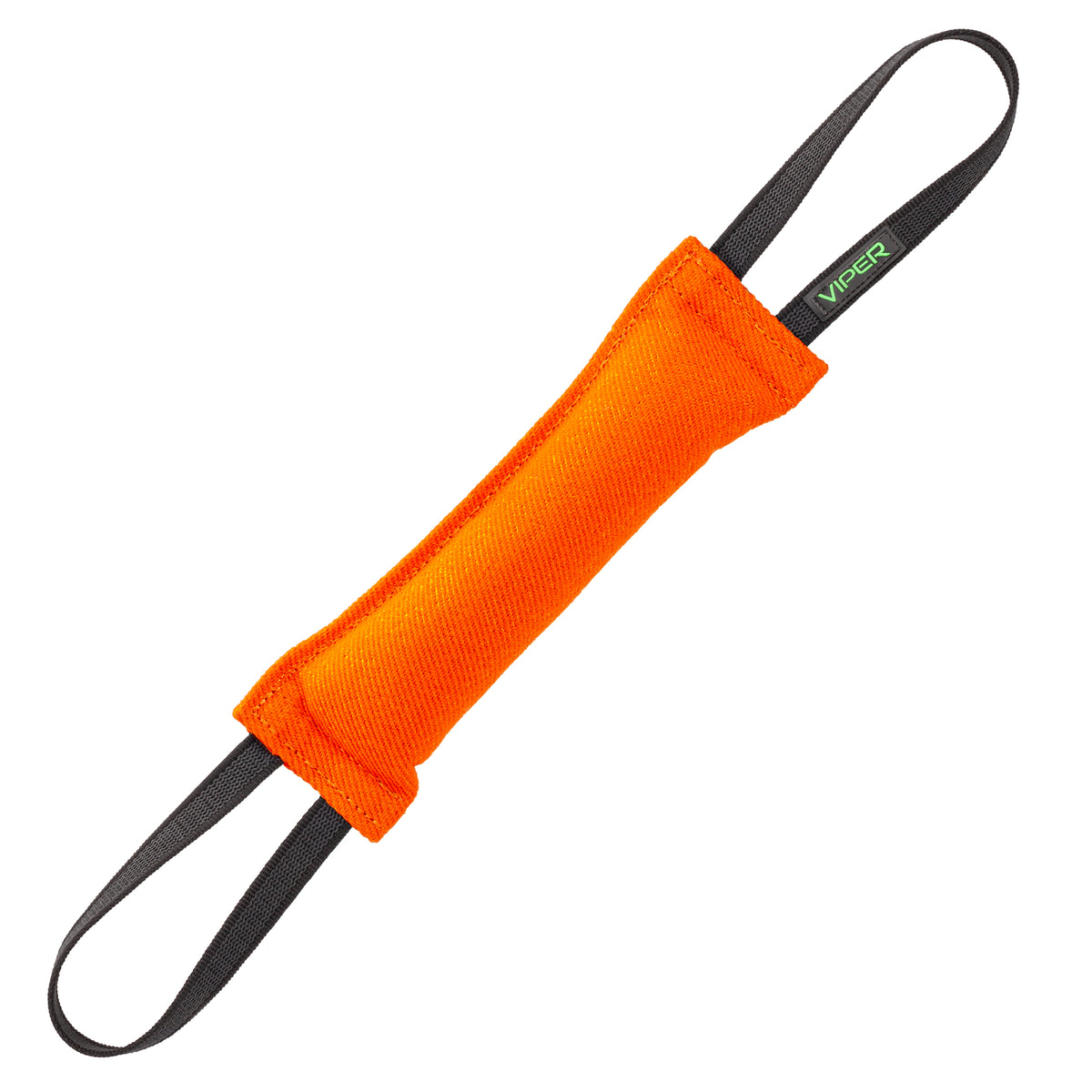 Dogline French Linen Tug 12" 2 Handles Orange