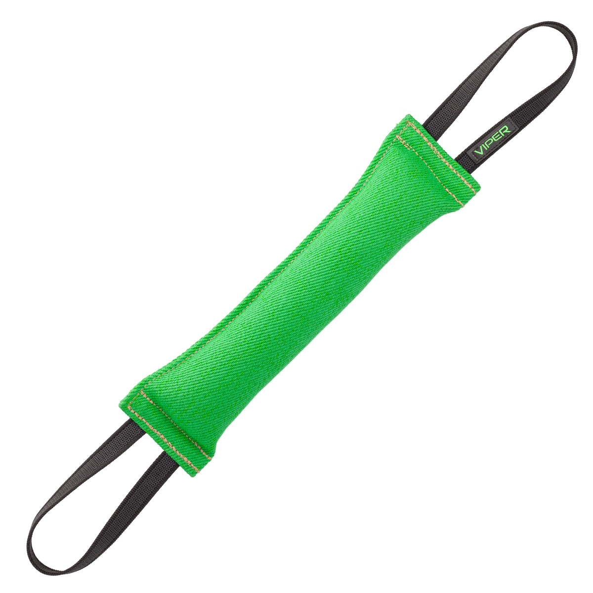 Dogline French Linen 16" Tug 2 Handles Green