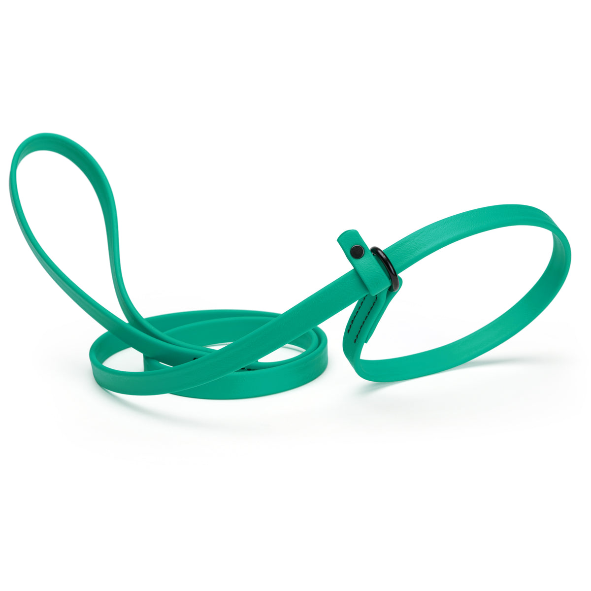 Dogline Biothane Waterproof Slip Lead 5/8x5 Teal