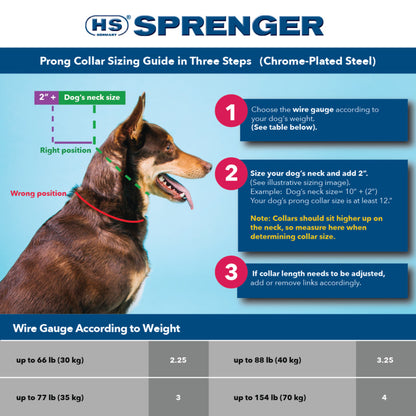 Herm Prong Training Collar 22"
