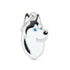 MyFamily friends black and white siberian husky ID tag