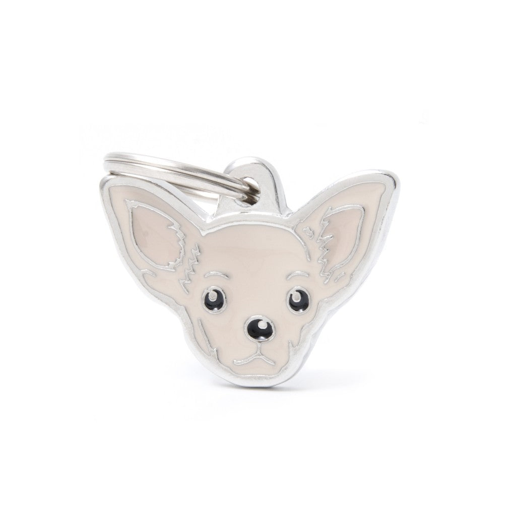 MyFamily friends cream chihuahua ID tag
