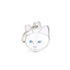 MyFamily friends white european cat ID tag