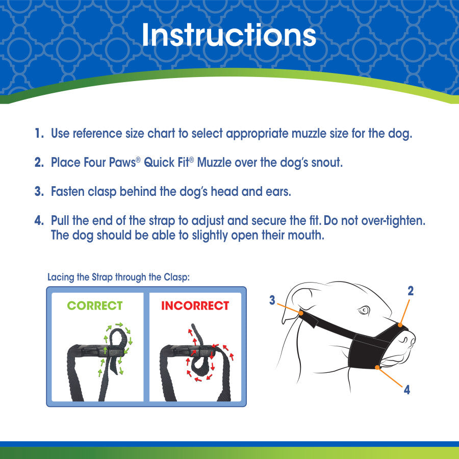 Four Paws Quick Fit Muzzle 3