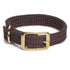 Mendota Braid Collar 1x18 Dark Brown
