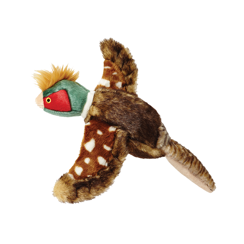 Fluff &amp; Tuff Ike Pheasant plush dog toy