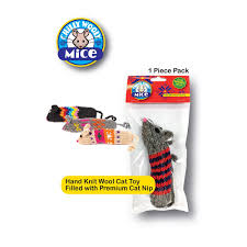 Chilly Dog Wooly Mice Cat Toy