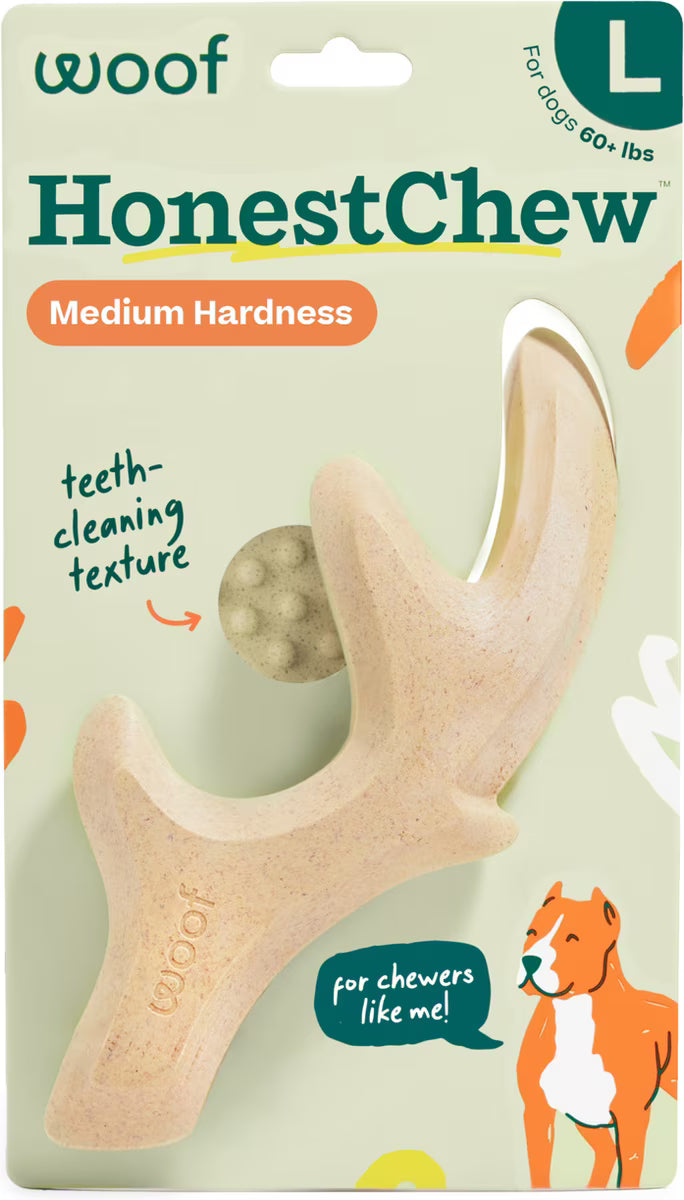 WOOF HONEST CHEW ANTLER LARGE