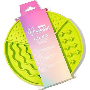 PINK PAPYRUS GREEN LICK MAT