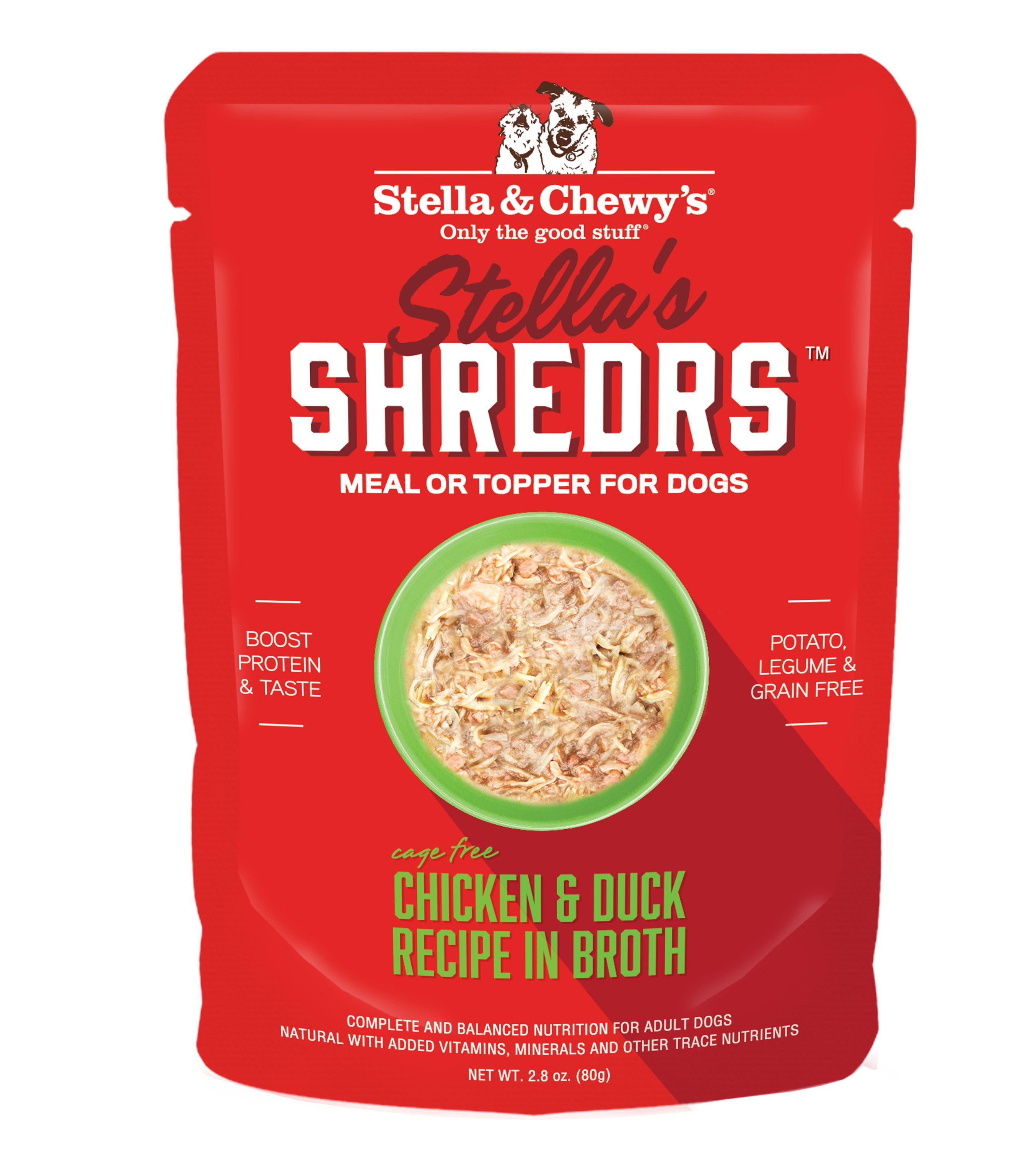 S&amp;C SHREDDERS CHK/DUCK POUCH 2.8OZ SINGLE