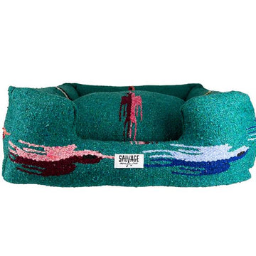 Salvage Maria Thunderbird Bumper Bed Teal Medium