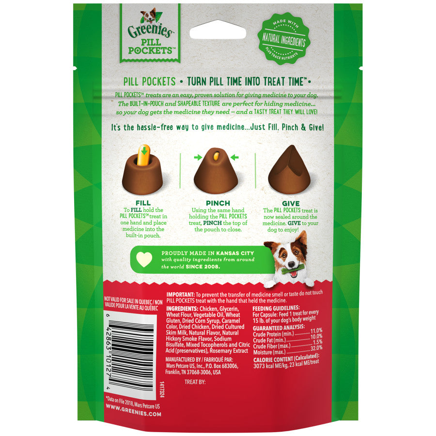 Greenies Pill Pockets Hickory 7.9 oz