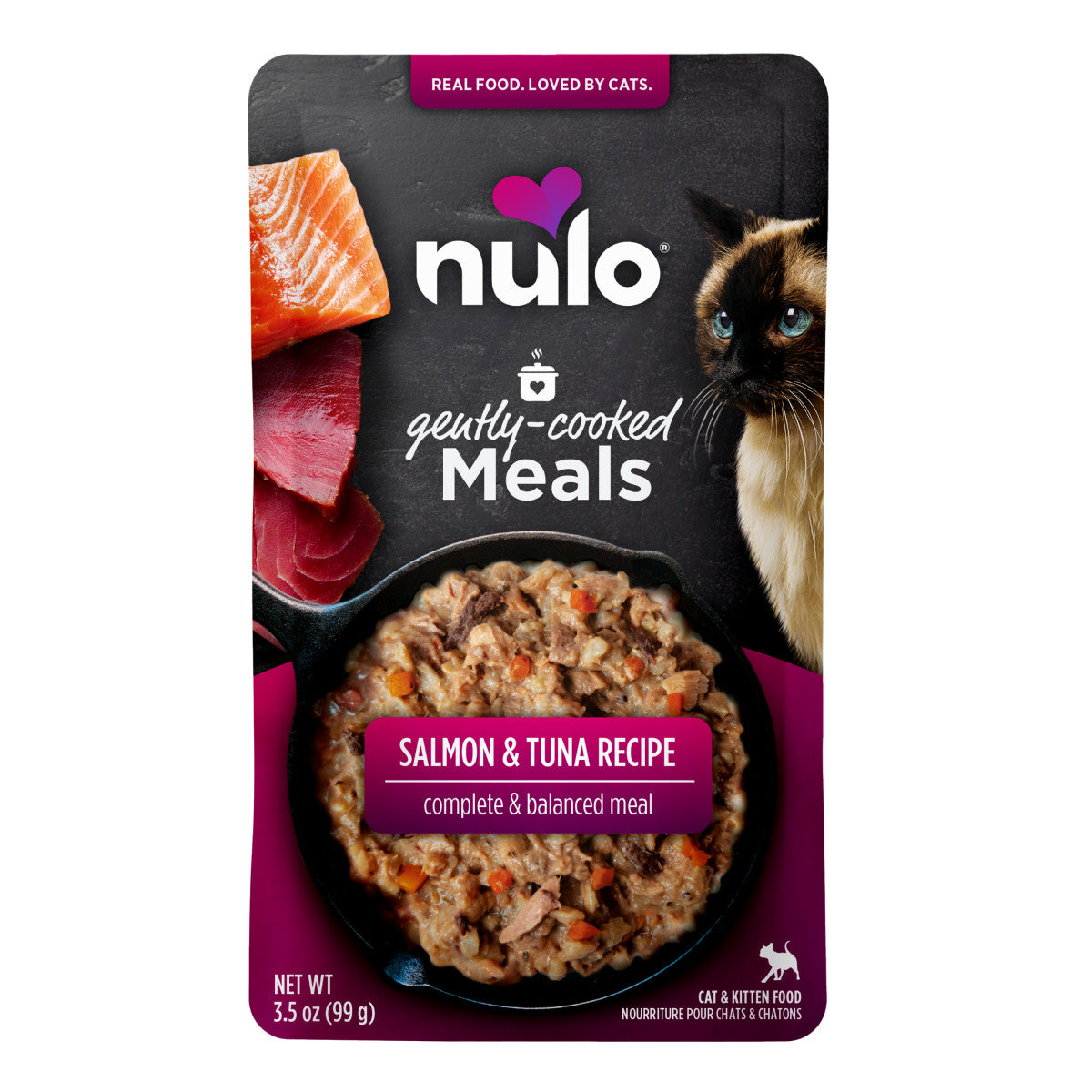 Nulo Gently-Cooked Meals Salmon &amp; Tuna for Cats 3.5 oz