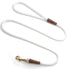 Mendota Snap Leash 3/8x6 White