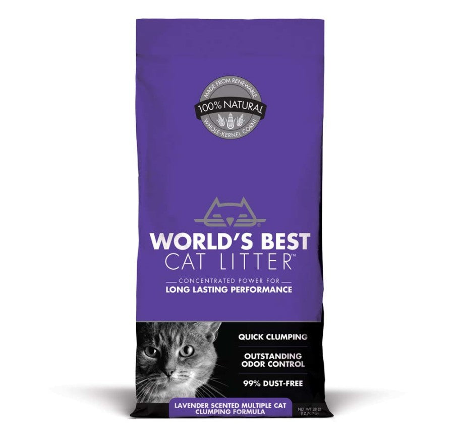 Worlds Best Cat Litter Lavender 28 lb
