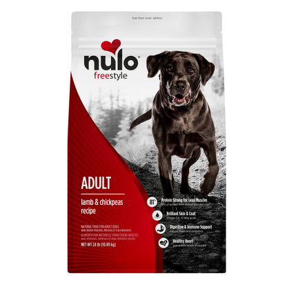 Nulo FreeStyle Lamb &amp; Chickpeas Recipe for Dogs 24 lb