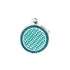 MyFamily shine saint tropez turquoise glitter circle ID tag