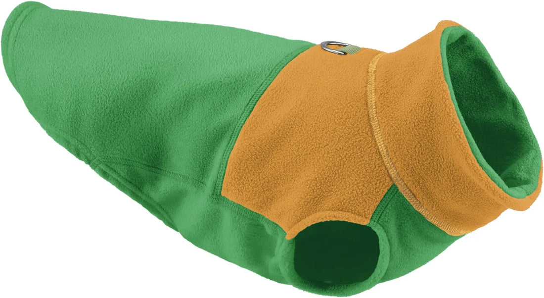 GOOBY FLEECE VEST TWO TONE GREEN XL