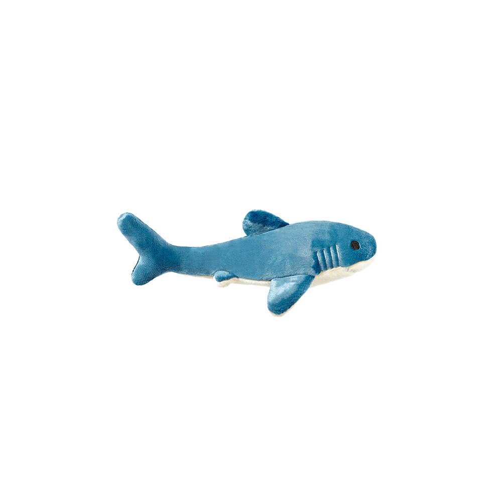 Fluff &amp; Tuff Tank Shark plush dog toy