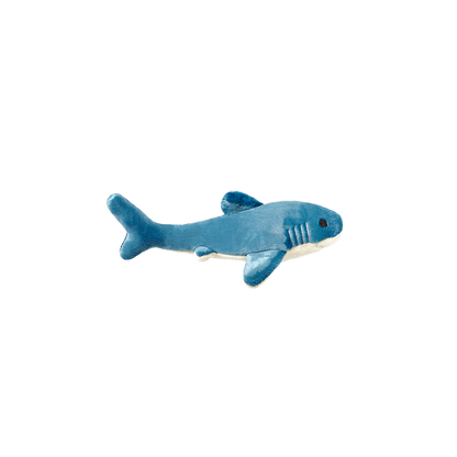 Fluff &amp; Tuff Tank Shark plush dog toy