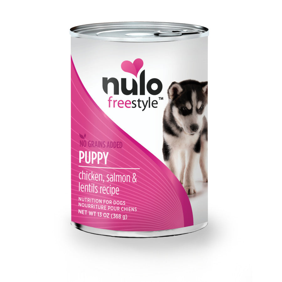 NULO DOG CHK/SALM LENTIL PUPPY 13OZ CAN