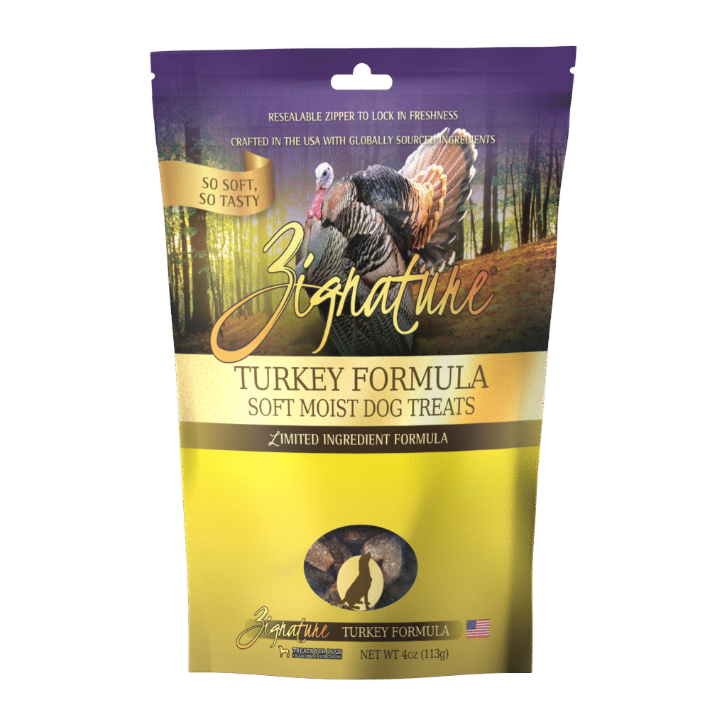 ZIGNATURE TURKEY SOFT TREATS 4OZ