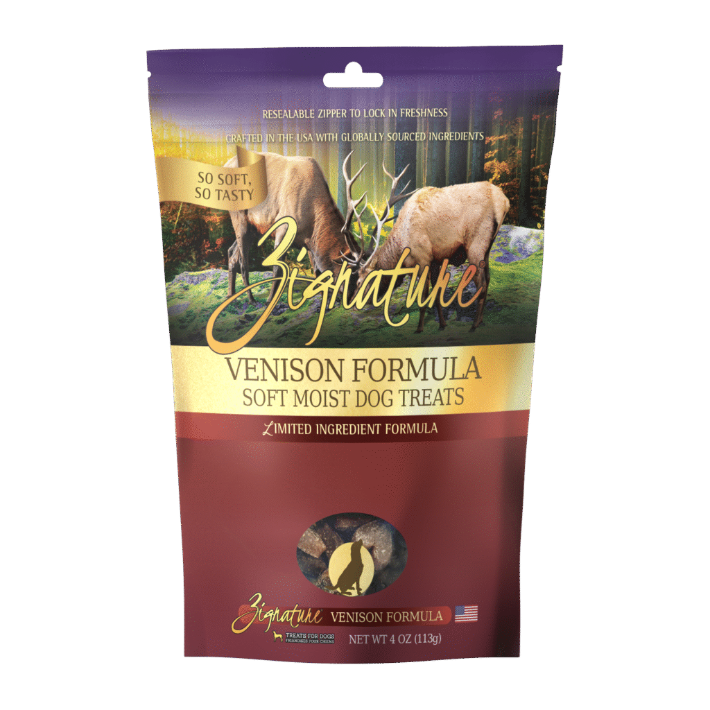 ZIGNATURE VENISON SOFT TREATS 4OZ