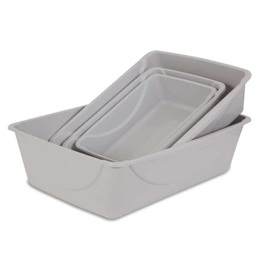 Petmate Basic Cat Litter Pan SM Grey