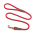Mendota Snap Leash 1/2" x 4 Red