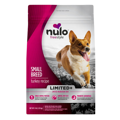 Nulo FreeStyle Limited+ Small Breed Turkey Recipe for Dogs 4 lb