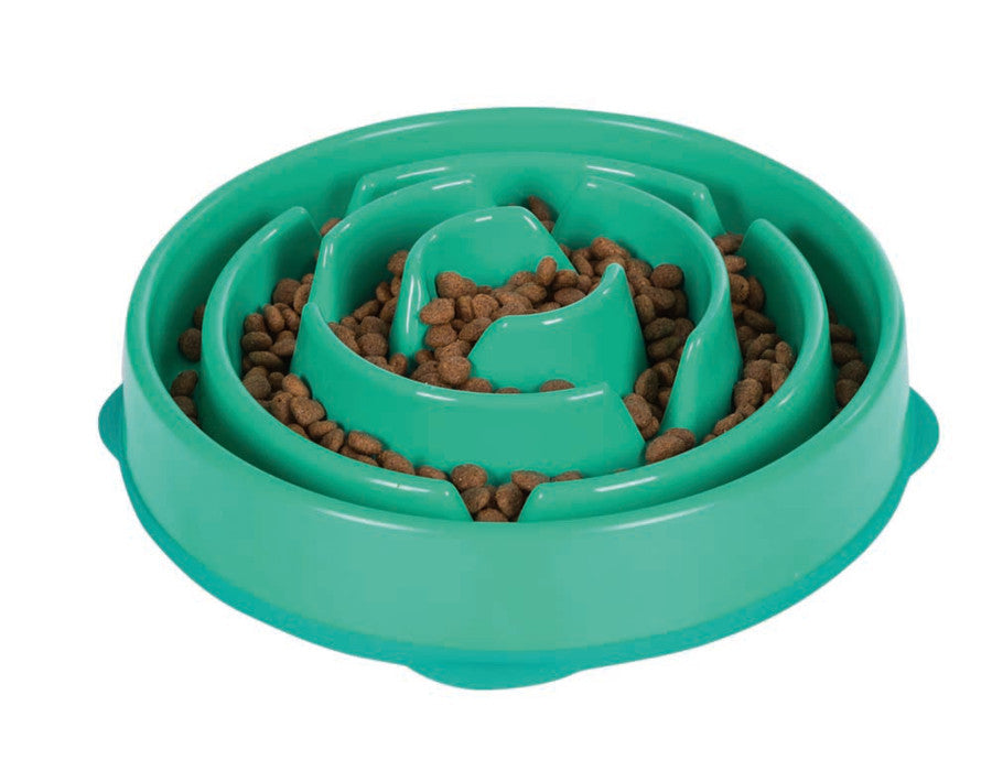 Outward Hound Fun Feeder Turq LG