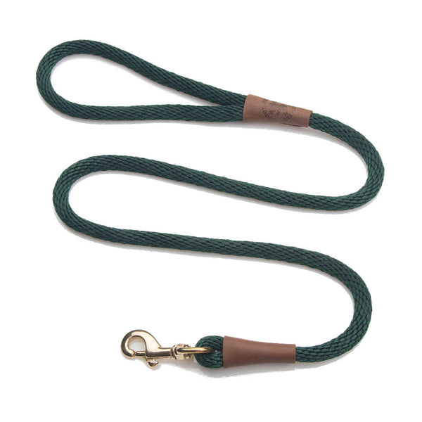 Mendota Snap Leash 1/2" x 4 Hunter Green